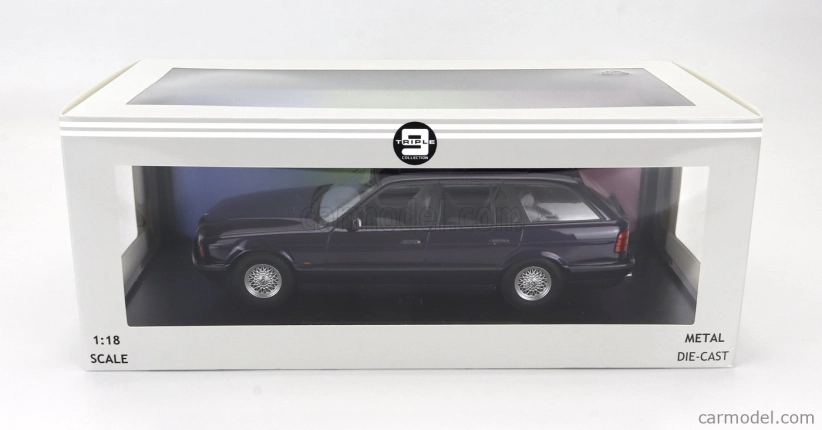 Triple9 BMW radu 5 Touring (e34) Sw Station Wagon 1996 1:18 Blue Violet Met