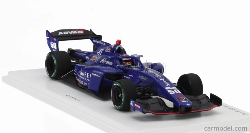 Spark-model Dallara Sf23 Hr-417-e M-tec Team B-max Racing N 50 Super Formula Season 2024 Iori Kumura 1:43 Blue Black