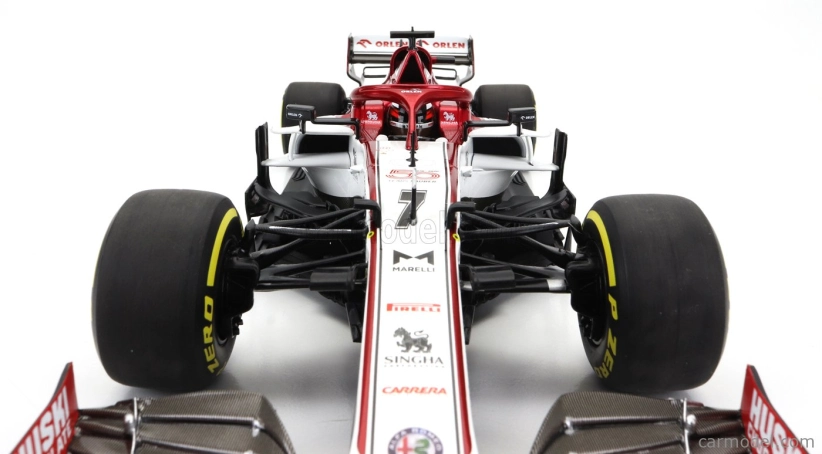 Minichamps Alfa romeo F1  C39 Team Racing Orlen N 7 Austrian Gp 2020 Kimi Raikkonen 1:18 Bílá Červená Met