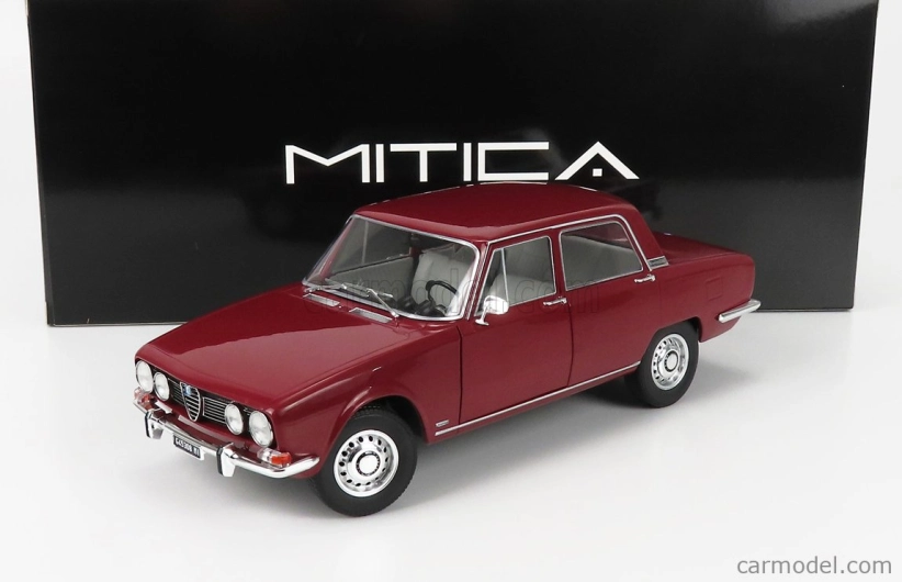Mitica-diecast Alfa romeo 1750 Berlina 1-series 1968 1:18 Prugna 525