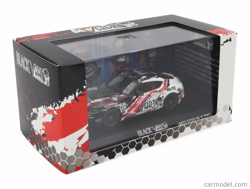 Kyosho Toyota Supra Gr Coupe Vart N 811 Racing 2022 1:43 Černá Bílá Červená