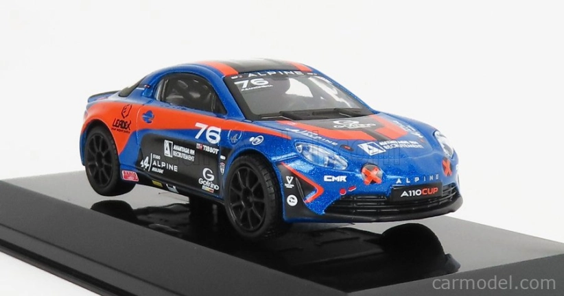 Bburago Renault A110 N 76 Cup 2020 1:43 modro-oranžová
