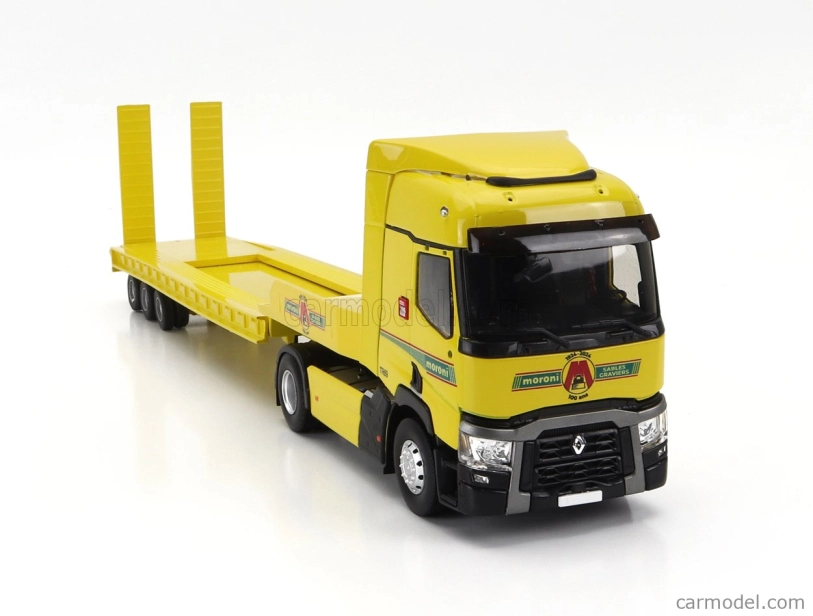 Eligor Renault T460 Truck Pianale Moroni Transports 2021 1:43 Žltá