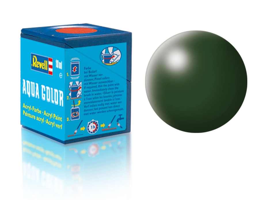 Revell akrylová farba #363 polomatná tmavozelená 18 ml
