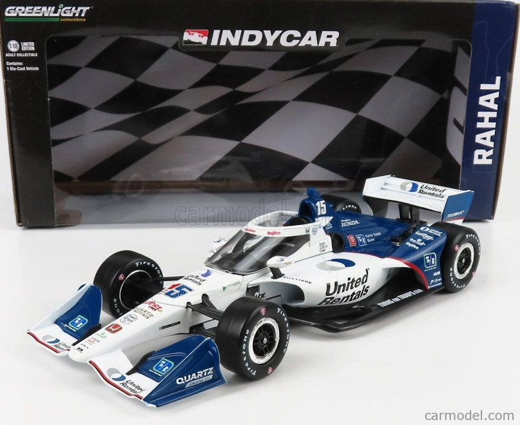 Greenlight Honda Team Letterman Lanigan Racing N 15 1:18, bílomodrá
