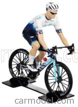 Solido Figures Ciclista - Cyclist - Team Movistar - Tour De France 2023 1:18 Bílá