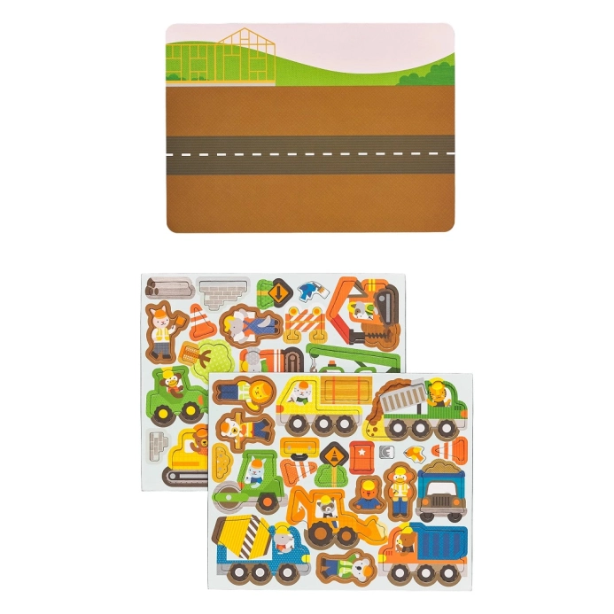 Petit Collage Magnetická tabulka stavba - poškozený obal