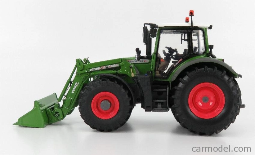 Universal hobbies Fendt 722 Vario Traktor s čelným nakladačom 5 X 90 Cargoprofi 2016 1:32 Zelená biela červená