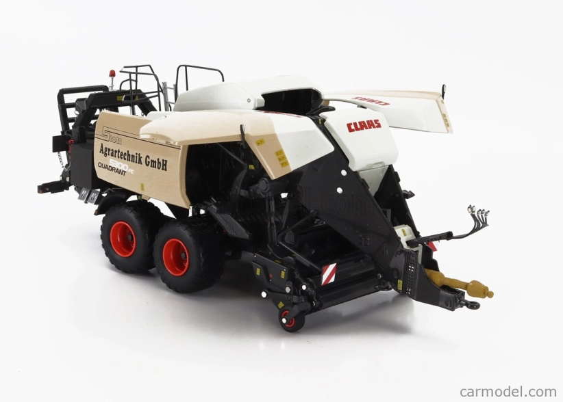 Ros-model Claas Quadrant 5300 Stotz Design - Pressa Alta Densita' 2015 1:32 Šedá Béžová Černá