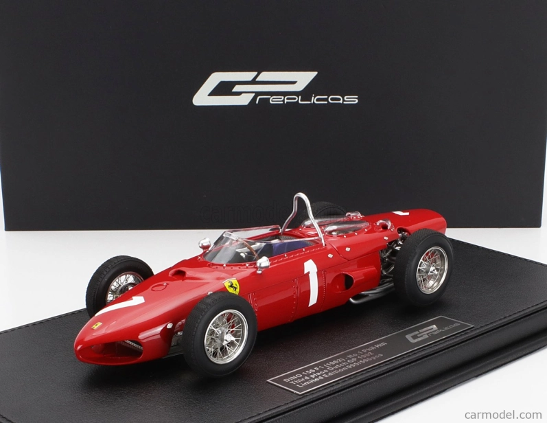 Gp-replicas Ferrari F1 156 N 1 3rd Dutch Zandvoort Gp 1962 Phil Hill 1:18 Red