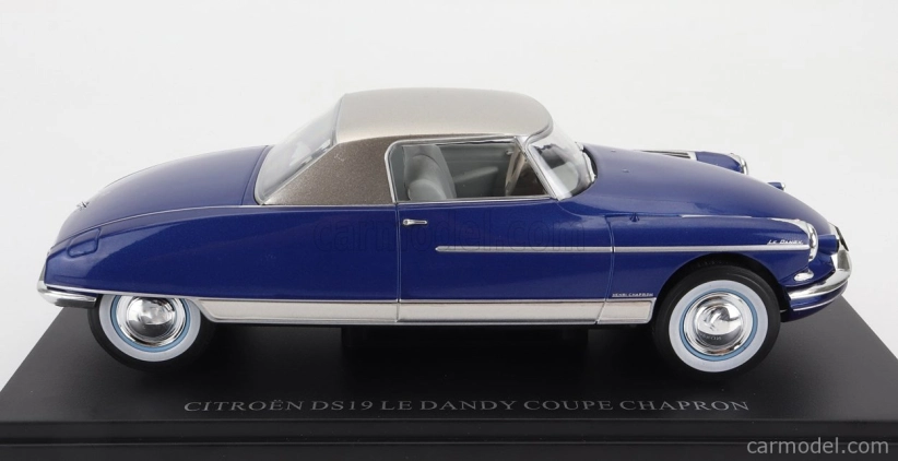 Edicola Citroen Ds19 Le Dandy Coupe Chapron 1964 1:24 Modrá strieborná