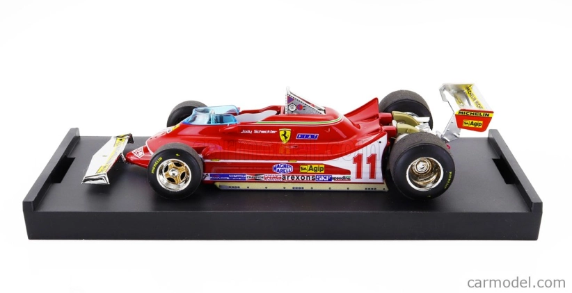 Brumm Ferrari F1 312t4 N 11 World Champion Winner Monza Italy Gp 1979 Jody Scheckter 1:43 Red