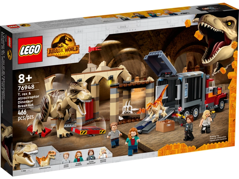 LEGO Jurassic World - Útěk T-rexe a atrociraptora