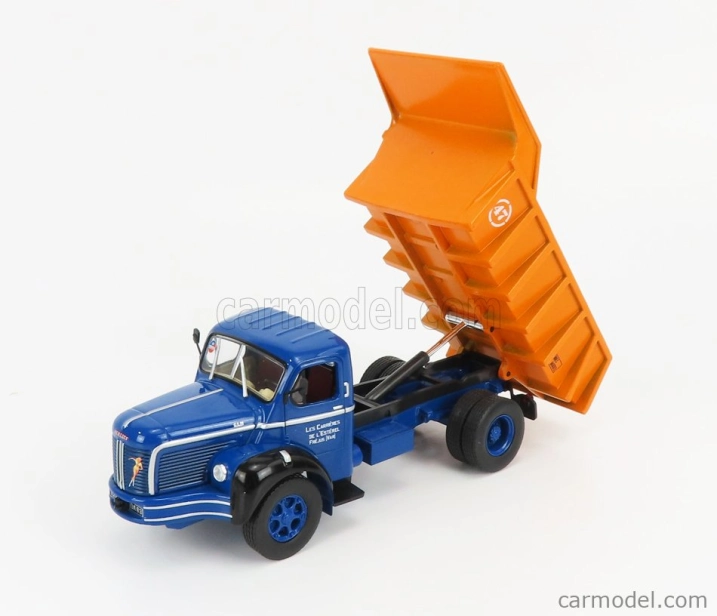 Edicola Berliet Glm10 Truck Cassone Ribaltabile 1953 - Movimento Terra 1:43 Blue Orange