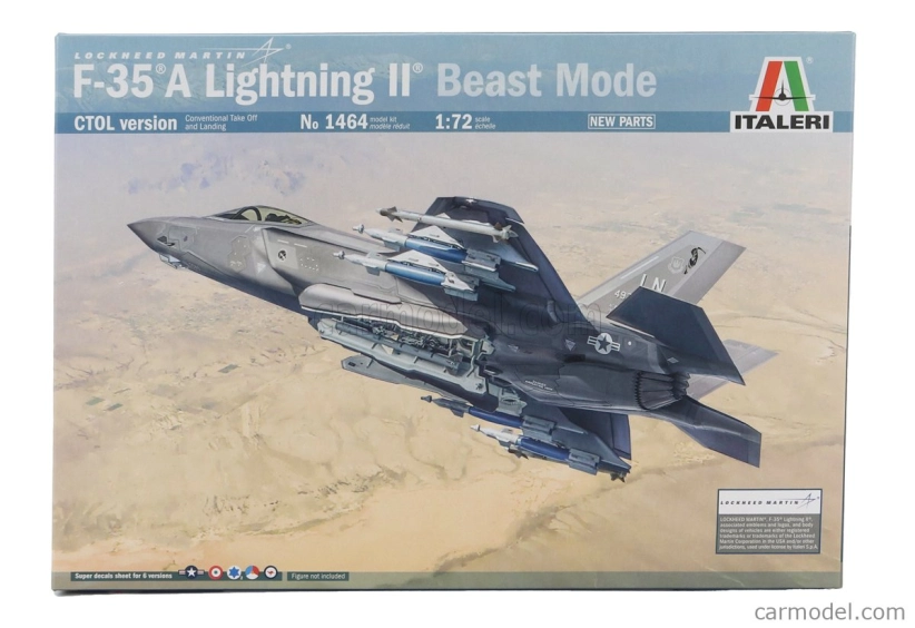 Italeri Lockheed martin F-35 A Lighting Ii Military Airplane 2011 1:72 /