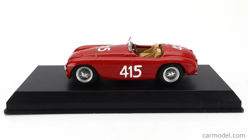 Art-model Ferrari 166mm Spider Barchetta N 415 Giro Di Sicilia 1951 Paolo Marzotto - Marino Marini 1:43 Červená