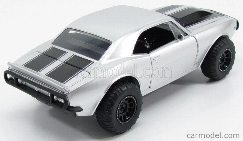 Jada Chevrolet Roman's Chevy Camaro Z/28 Offroad 1978 - Fast & Furious 7 1:24 Matt Silver