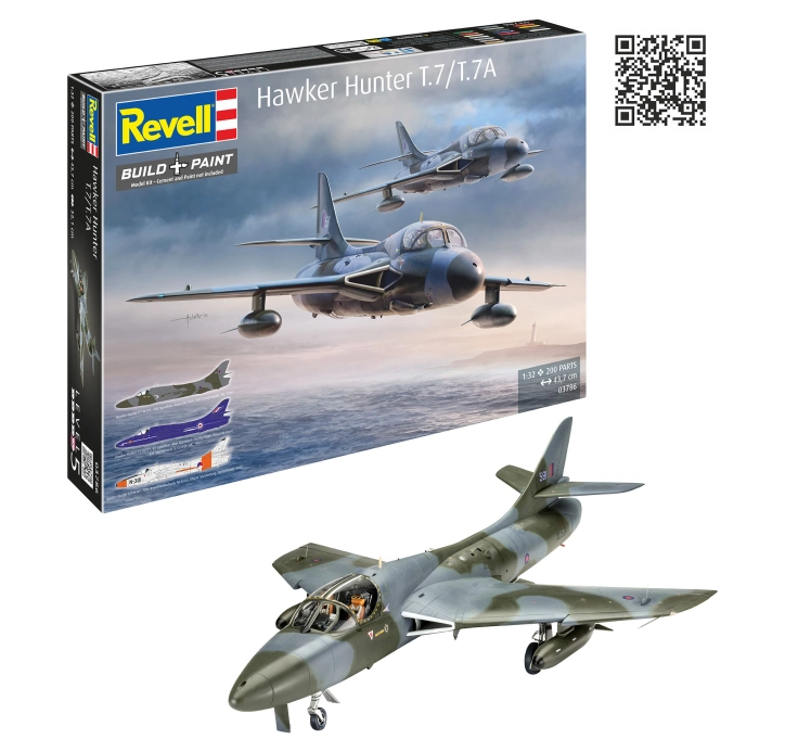 Plastic ModelKit lietadlo 03786 - Hawker Hunter T.7/T.7A (1:32)
