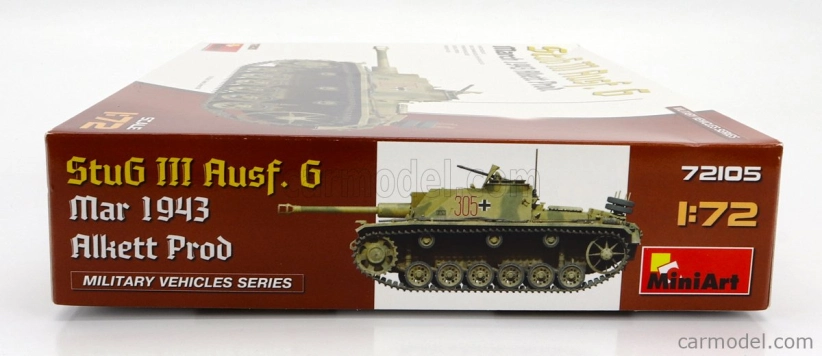Miniart Tank Stug Iii Ausf. G Military 1943 1:72 /