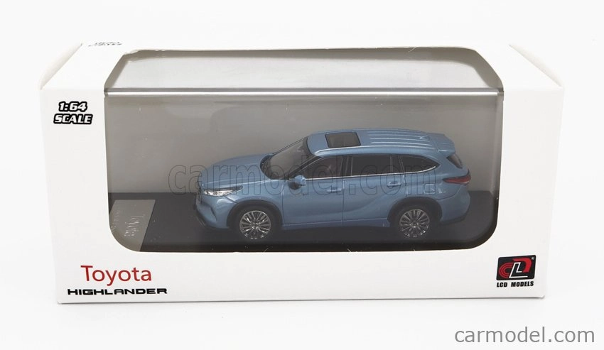 Lcd-model Toyota Highlander 2022 1:64 Moondust Blue