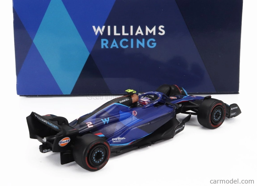 Spark-model Williams F1 Fw45 Team Williams Racing N 2 Bahrain Gp 2023 Logan Sargeant 1:64 Modrá