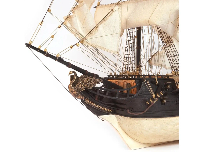 OCCRE Black Swan pirátská loď 1:75 kit