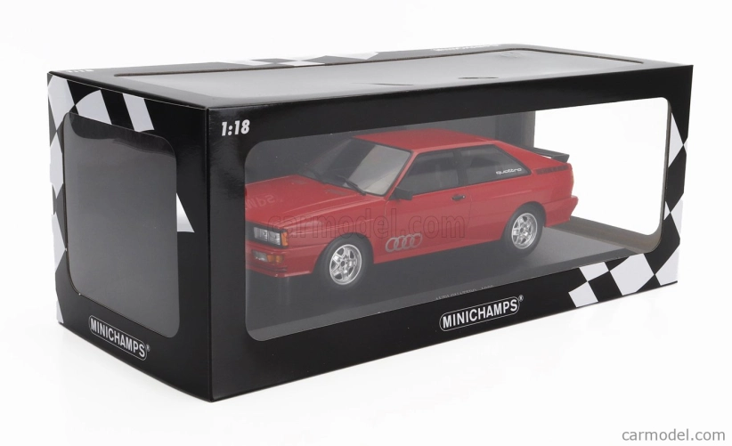 Minichamps Audi Quattro 1980 1:18 červená