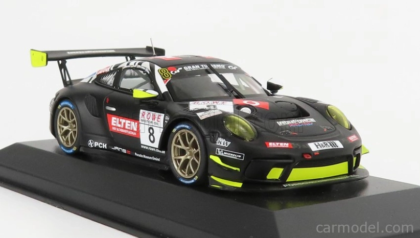 Minichamps Porsche 911 991-2 Gt3-r Team Iron Force N 8 1:43, černá