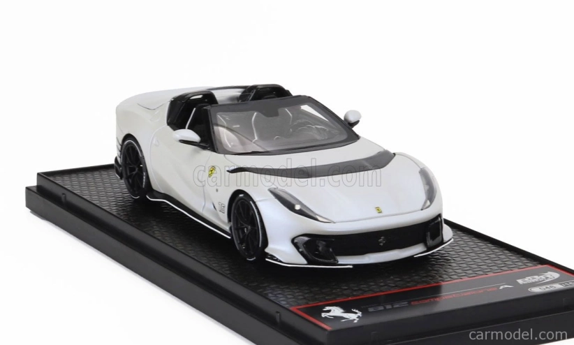 Bbr-models Ferrari 812 Competizione A Spider N 16 Osobné auto Charles Leclerc 2022 1:43 Bianco Onda Marina - matná biela