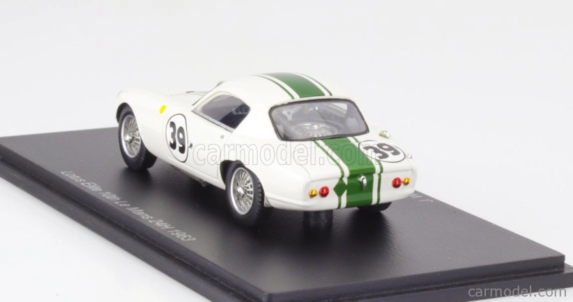 Spark-model Lotus Elite Team Elite N 39 24h Le Mans 1963 Pat Ferguson - John Wagstaff 1:43 Biela Čierna