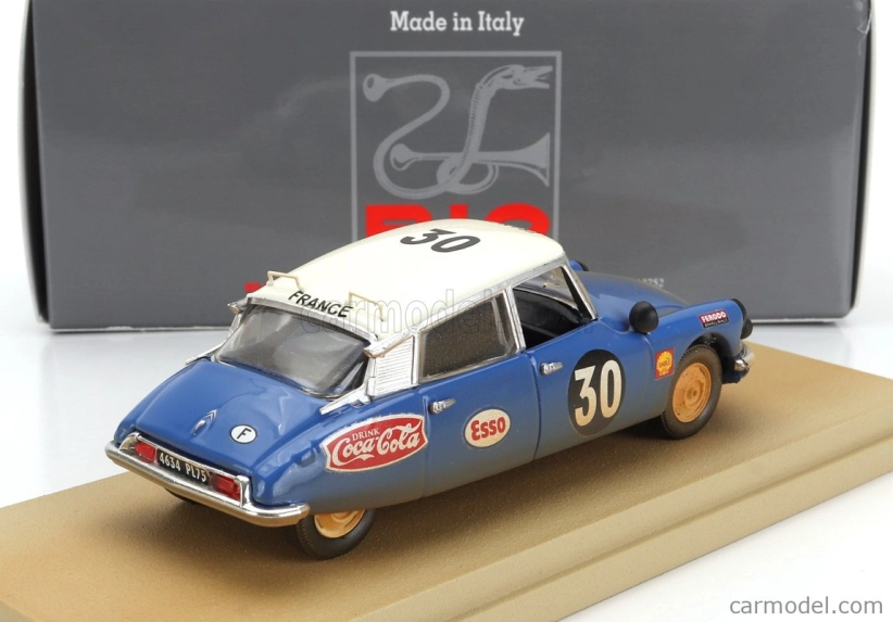 Rio-models Citroen Ds19 (dirty And Night Version) N 30 Rally East African Safari 1965 Bob Neyret - Jacques Terramorsi 1:43 Modrá Bílá