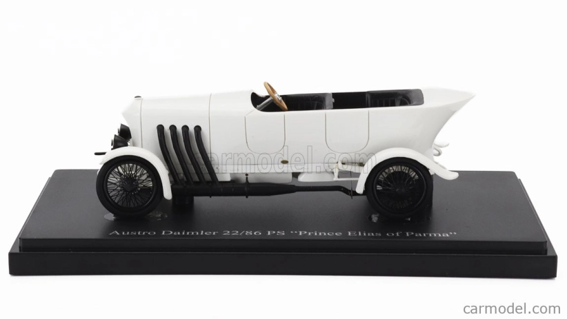 Autocult Austro daimler 22/86ps Spezial Prince Elias Of Parma Rakúsko 1909 1:43 Biela