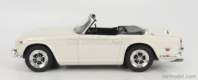 Modely v mierke Cult-scale Triumph Tr5 Spider 1967 1:18 Biela