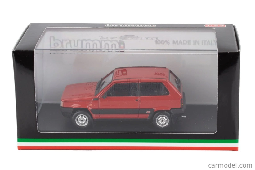 Brumm Fiat Panda 4x4 Supernova 1986 1:43 Rosso Siam - Červená