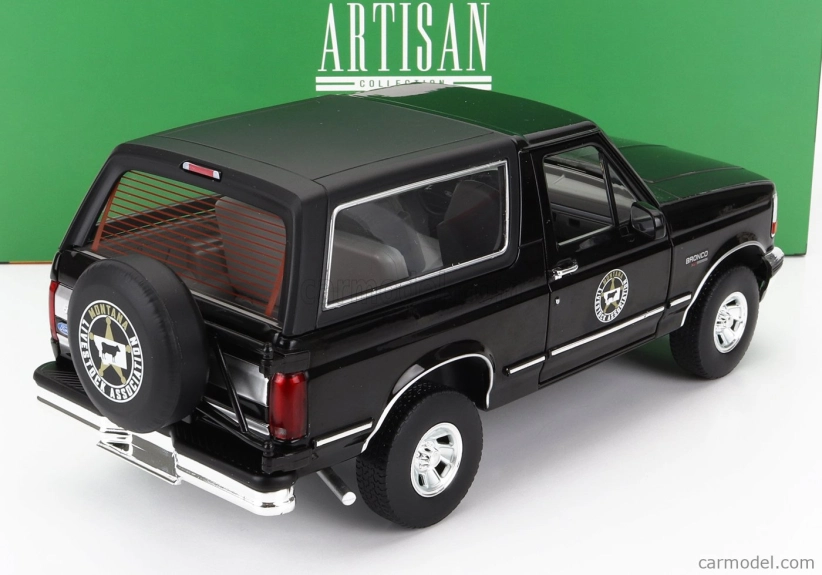 Greenlight Ford usa Bronco Montana Livestock Association 1992 - Yellowstone 1:18 Black