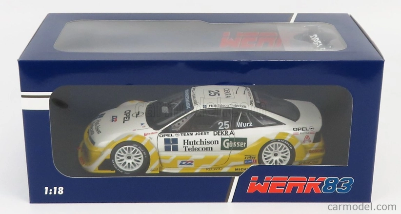 Werk83 Opel Calibra V6 4x4 Opel Team Joest N 25 Itc 1996 Alexander Wurz 1:18 bielo žltá