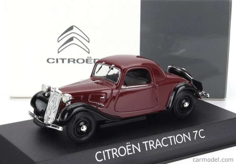 Norev Citroen Traction 7c Coupe 1937 1:43 Červená Černá