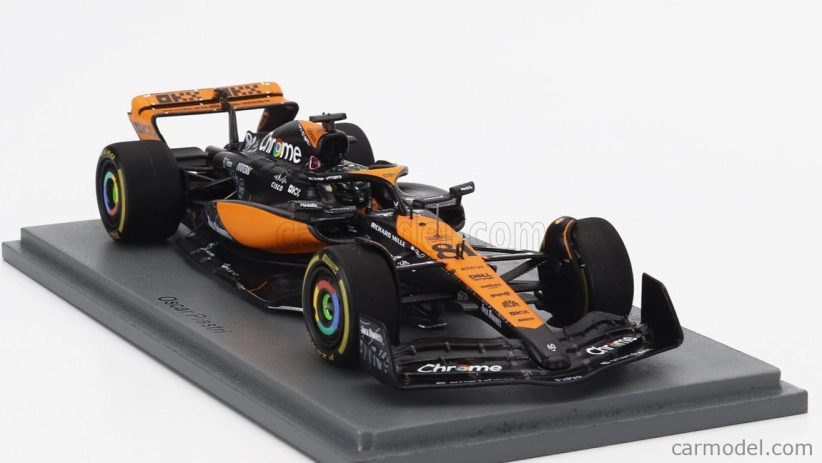 Spark-model Mclaren F1 Mcl60 Team Mclaren N 81 Las Vegas Gp 2023 Oscar Piastri 1:43 Orange Blue Black