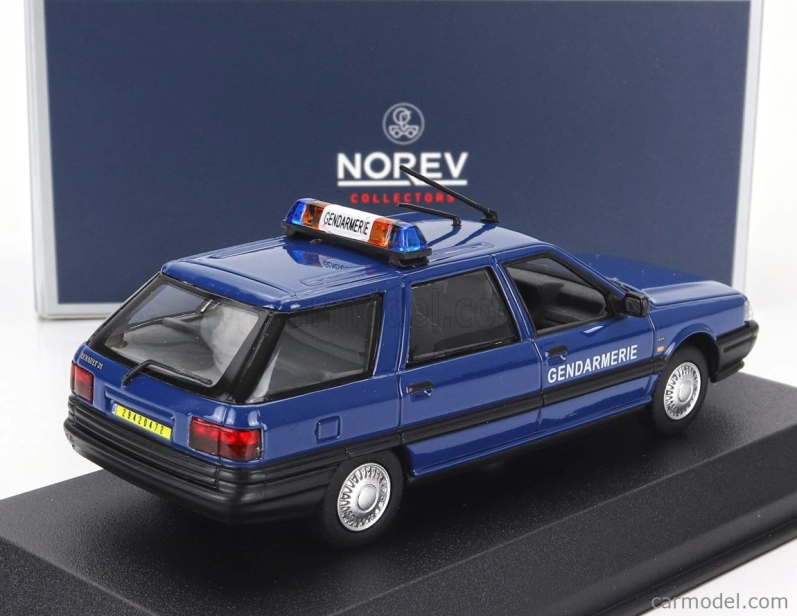 Norev Renault R21 Nevada Sw Station Wagon Gendarmerie 1994 1:43 Blue