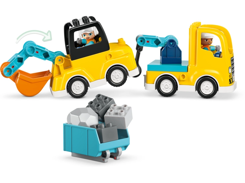LEGO DUPLO - Vozidlá na stavbe 3 v 1