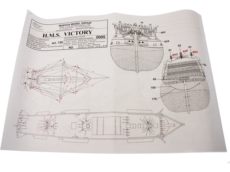 Mantua Model HMS Victory 1:200 kit