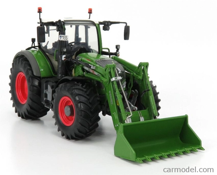 Universal hobbies Fendt 722 Vario Traktor s čelným nakladačom 5 X 90 Cargoprofi 2016 1:32 Zelená biela červená