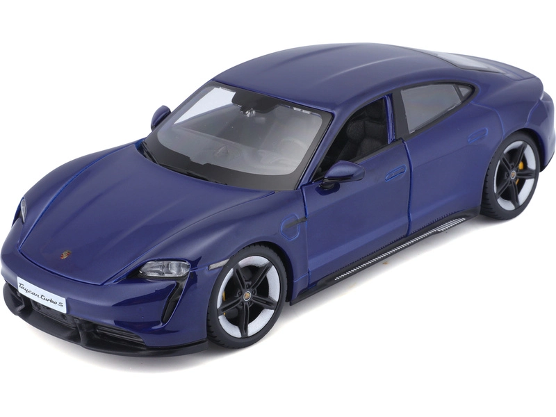 Bburago Porsche Taycan Turbo S 2019 Carrara 1:24 modrá