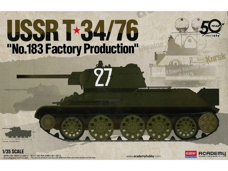 Academy T-34/76 USSR No.183 (1:35)