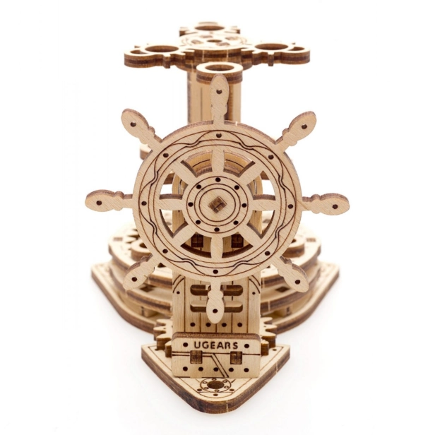 Ugears 3D drevené mechanické puzzle Organizér na písacie potreby