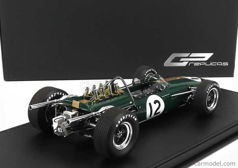 Gp-replicas Brabham F1 Bt19 N 12 Jack Brabham 1:18, tmavě zelená