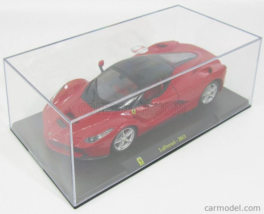Edicola Ferrari Laferrari 2013 - Con Vetrina - With Showcase 1:24 Červená Černá