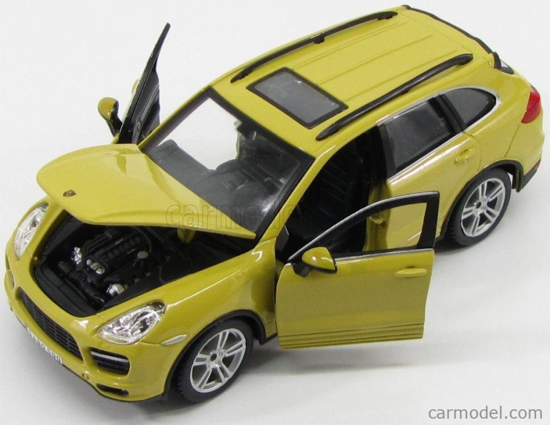 Bburago Plus Porsche Cayenne Turbo 1:24 žltá