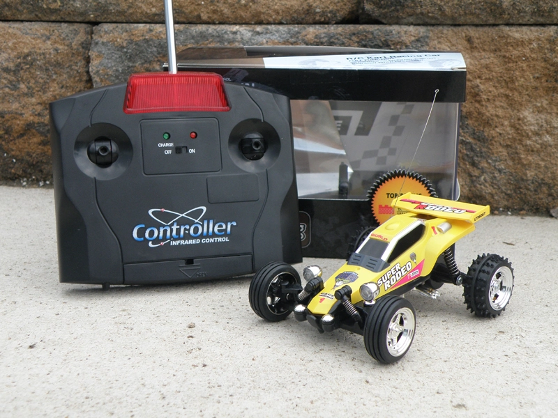 Mini Buggy Kart, žltá, 27 MHz