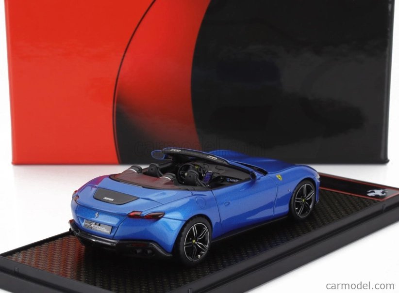 Bbr-models Ferrari Roma Spider Open 2020 1:43 Blu Corsa - Modrá Met